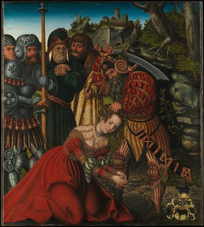The Martyrdom of Saint Barbara by Lucas Cranach the Elder